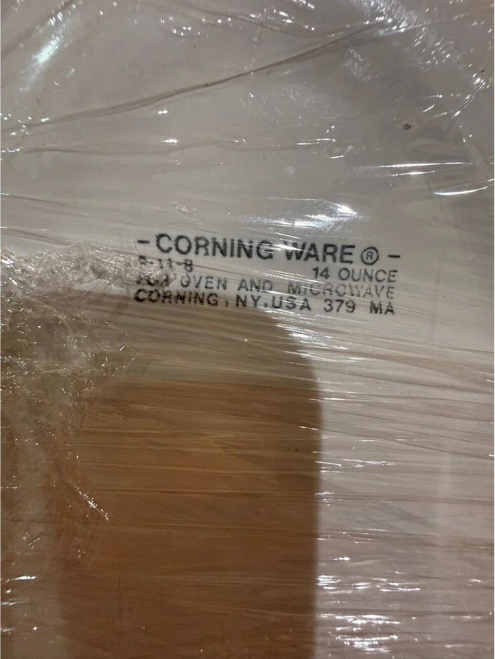 Corning Ware Pyroceram Grab-It P-14-B Casserole Dish with Glass Lid 14 Ounce